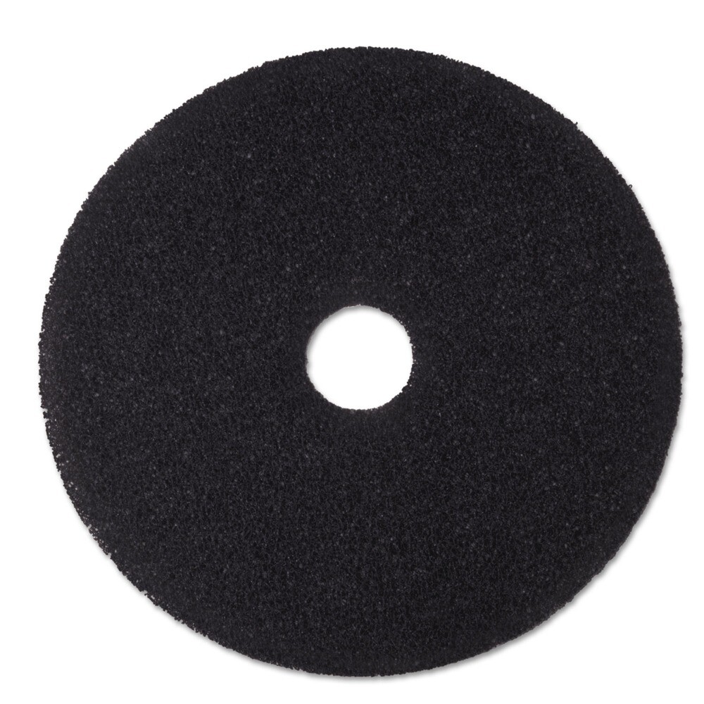 3M 08382 20″ Low-Speed Stripper Floor Pads – Black (5/CT) New