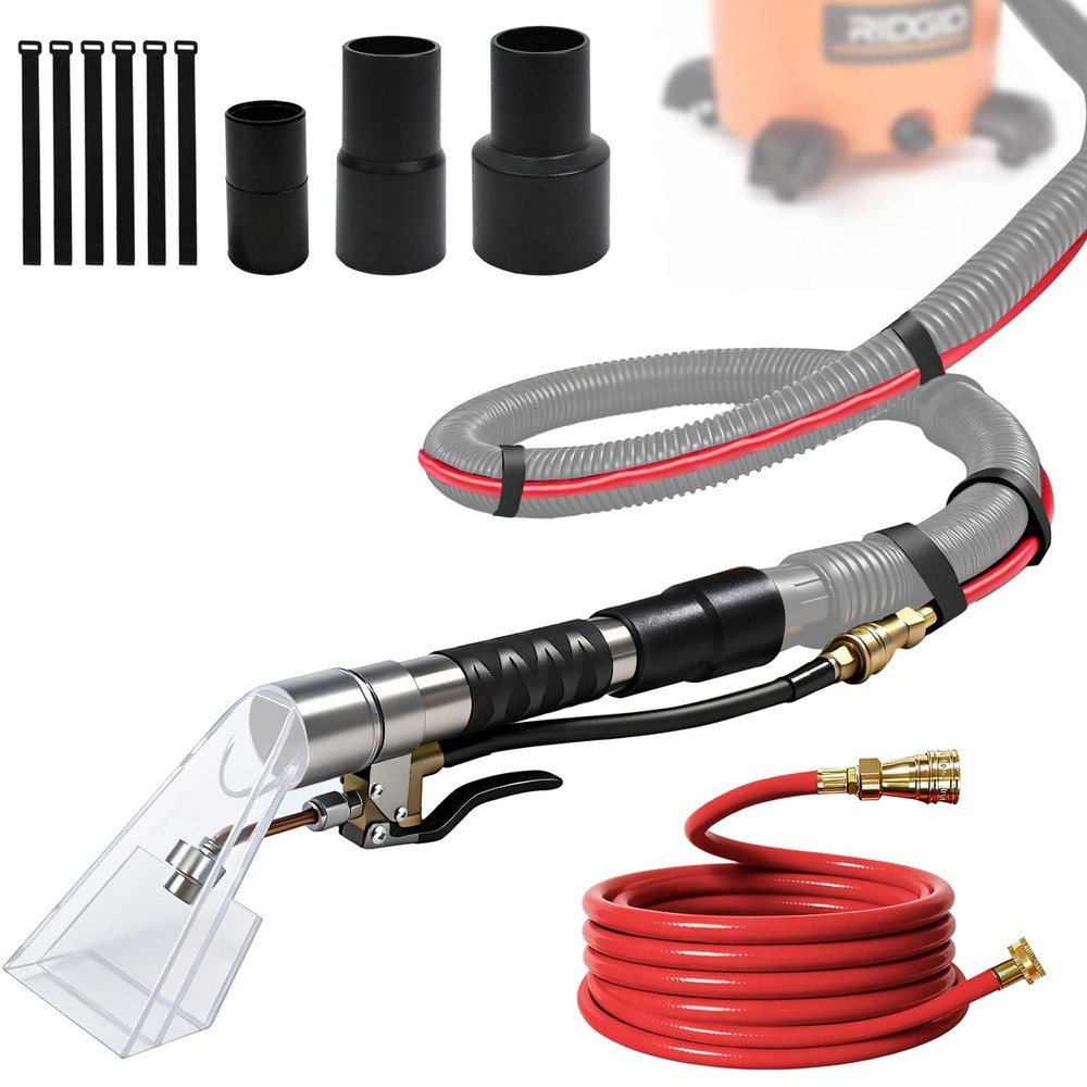 Extractor Hose Kit 25 Feet Water Line Upholstery Carpet Cleaning Accessory Green