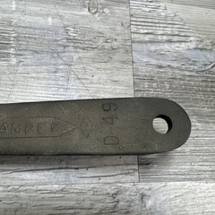 Ampco D-49 No Spark Safety Dust Pan Hand Held Nickel Aluminum Bronze