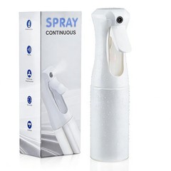 HPPFFY Continuous Spray Bottle for Hair, 1Pack Whole 6.8 Ounces, White