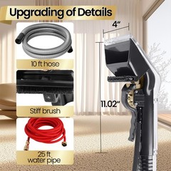 【Upgrade Hard Bristle Brush】Better Kit with Brush and Shell, Black