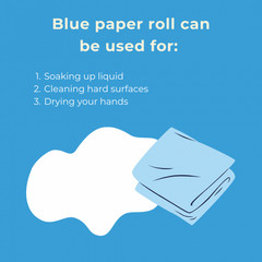 Blue rolls 12 Pack Blue Rolls Centrefeed Blue Roll 2 Ply Embossed Blue Roll