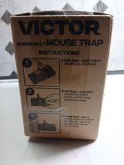 Victor Power Kill Mouse Trap 6 Count Box