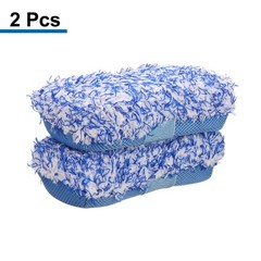 2pcs Microfiber Car Wash Sponge 8.7″x4.5″ Non-Scratch Foam Applicator Pads Blue