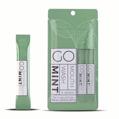 Go Mouthwash GMHMW05 Individual Mouthwash Packets – Mint Flavor (12/Box) New