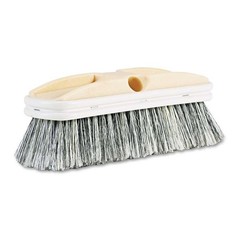 Boardwalk® Polystyrene Vehicle Brush w/Vinyl Bumper, 2 1/2 Bristles, 10 Brush
