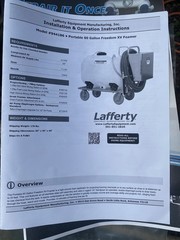Lafferty Freedom XV Portable 60 Gallon Chemical Foamer Equipment, MPN 944186