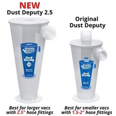 Oneida Air Systems Dust Deputy 2.5 DIY Cyclone 8.5 x 7.63 x 15.63 inches