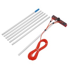 Long Reach Solar Panel Cleaning Brush Kit Pole Length 7m/22.97ft for Outdoor