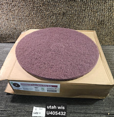 (QTY 5) Americo 20″ Burgundy Dominator Extra Heavy Duty Stripping Pad 430520