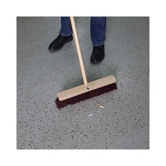 Boardwalk Floor Brush Head, 3″ Maroon Polypropylene Bristles, 18″ Brush, 2/Pack
