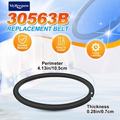 MyKEEPOW Vacuum Belts for Sanitaire Commercial Upright SC679, Round Black