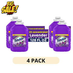 4 pack Fabuloso Multi Surface All Purpose Floor Cleaner 128 fl oz