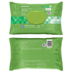 McKesson Flushable* Personal Wipe 7.5 x 12.5″ DXLF48 12 Pack 576 Wipes