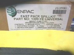 Enpac Fast Pack Spill Kit 1300-YE Universal Vehicle Spill Kit Chem/Hazmat 3TYR1