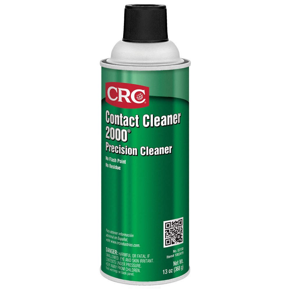 CRC 03150 Contact Clnr,Aero Spray Can,13 oz,2000 12W317