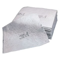 3M M-Pd1520dd/M-A2002 Sorbent Pad, 37 Gal, 15 1/2 In X 20 1/2 In, Oil, Gray,