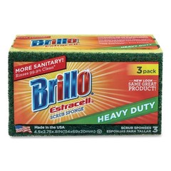Brillo 21031 Estracell 4.5″ x 2.75″ Scrub Sponge – Yellow/Green (8/Carton) New