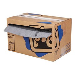 Pig Mat289 Sorbent Roll, 18 Gal, 16 In X 50 Ft, Universal, Gray, Polypropylene