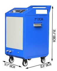 Dry Ice Blasting Cleaning Machine For Car Ship Deburring Ice Blaster 5 Nozzles