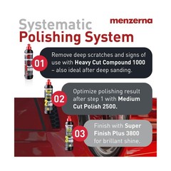 menzerna Polishing Set 8oz – HCC1000, MCC2500 & 3800 | 3-Step Syste… Fas