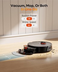 Uninell Robot Vacuum And Mop Self-Emptying Station 7000Pa Suction For Pet Hair