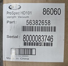 SSS Triple S HD 101 Commercial Upright Vacuum Cleaner 86060