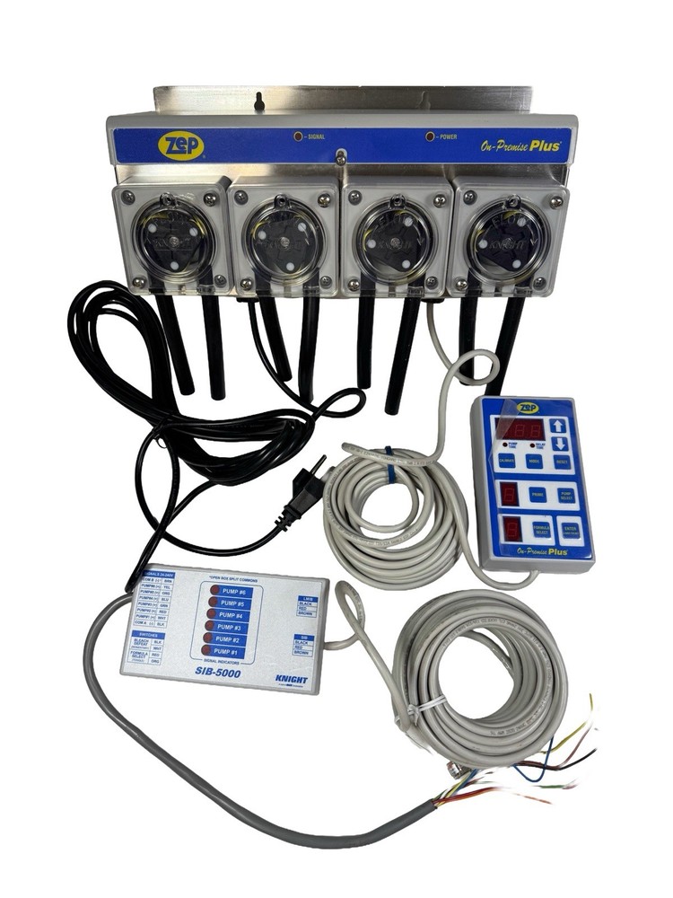 KNIGHT ZEP ON-PREMISE PLUS 4-PRODUCT LIQUID DISPENSER W/ REMOTE & SIB-5000