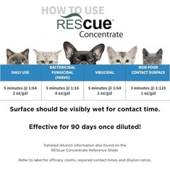 Rescue Ready to Use Disinfectant Cleaner AHP Veterinary Surface Cleaner 32 oz.