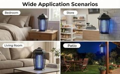 20W 4200V Electric Bug Zapper, IPX4 Waterproof Mosquito Zapper, Indoor Outdoor