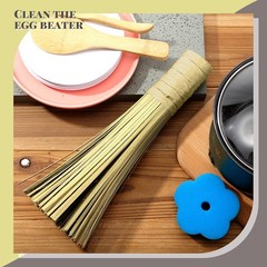 4 Pcs 12 Inches Bamboo Wok Brush Bamboo Kitchen Cleaning Brush Pot Scraper