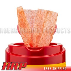 BIG Wipes Heavy Duty Industrial Textured Scrub Wipes, Red Top, (80 Count)- 2PACK