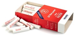Dr. Perl Junior 9mm Pipe Filters – 40 Count – Activated Charcoal