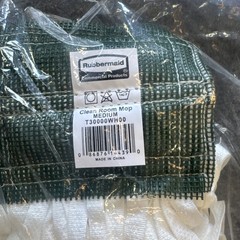 Lot of 2 Rubbermaid Commercial Fgt30000wh00 5 In String Wet Mop, 20oz Dry Wt,