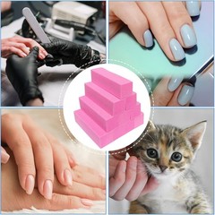 10 Pcs Nail Buffer Block for Acrylic and Natural Nails, 4 3.7 Inch (L), Multi