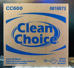 Clean Choice Industrial Wipers Janitorial Wipes White 126 CC600 – Lots of 3