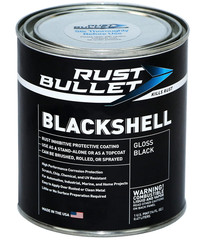 Blackshell – Gloss Black – 1 Pint – Corrosion Preventive Coating, Long-Lasting