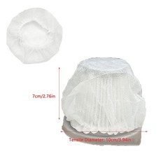 UtySty 100 Pack Hand Vacuum Filter Cover 10*7 cm/3.94*2.76 in, White