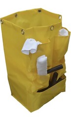 Replacement Janitorial Cart Bag,Waterproof High Capacity Thickened Housekeeping