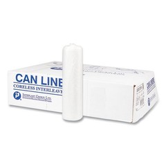 Inteplast Group Can Liners, 16 gal, 6 mic, 24″ x 33″, 50 Bags/Roll, 20 Rolls/CT