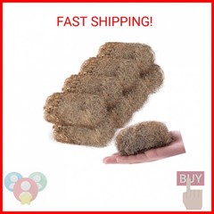 Teenyyou 8 Pcs Fine Grade Brass Wool Pads 0.7 Ounce Bronze Wool 0000 Copper Soft