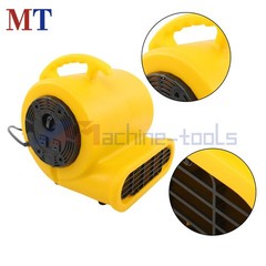 1/2HP 2500CFM Carpet Dryer 3-Speed Air Mover 15ft Cord Yellow US Standard