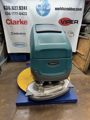 🚨 Tennant T600e Walk-Behind Floor Scrubber –32” 36V Only 359 hours SN1196