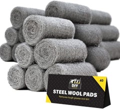 40Pack Steel Wool for Mice Control | Wire Wool Mice Grade for Cleaning & Closing