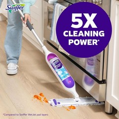 Swiffer PowerMop Multi-Surface Mop Kit for Floor 1 Kit, Purple and White