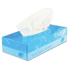 GEN FACIAL30100 2-Ply BXed Facial Tissue – White (100 SH/BX, 30 BX/CT) New