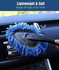 Car Duster Kit, 2 Pack Car Dust Brush Set with Micr Size: 2 PackColor: 2p-blue