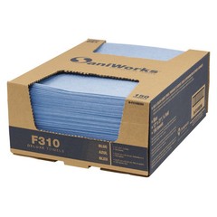 HOSPECO NF310QCBA 13″ x 21″ 1-Ply Deluxe Foodservice Wiper – Blue (150/CT) New