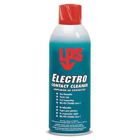 Lps 00416 Contact Cleaner, Aerosol Spray Can, 14 Oz, Liquid