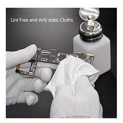 150 Pack Lint-Free Cleanroom Cloth Wipes 9×9″ – Ultra-Soft Polyester, Laser Seal